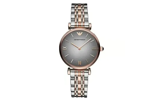 Emporio Armani Gianni T-bar Ar1725 Women's Two-tone Grey Dial Watch product image
