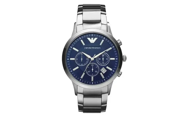 Emporio Armani Renato Ar2448 Men's Chronograph Watch 43mm Blue Dial Stainless Steel Bracelet product image