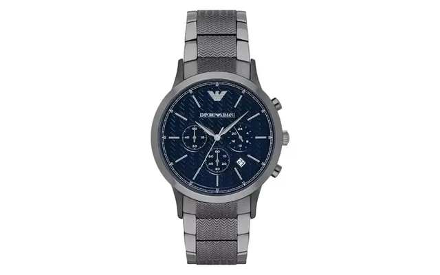 Emporio Armani Renato Ar2505 Men's Chronograph Navy Blue Dial Gunmetal Watch product image