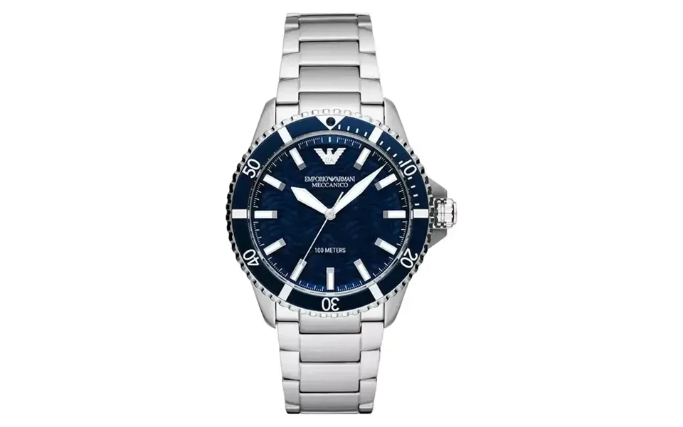 Emporio Armani Sea Explorer Ar60059 Men's Automatic Blue Dial Stainless Steel Watch