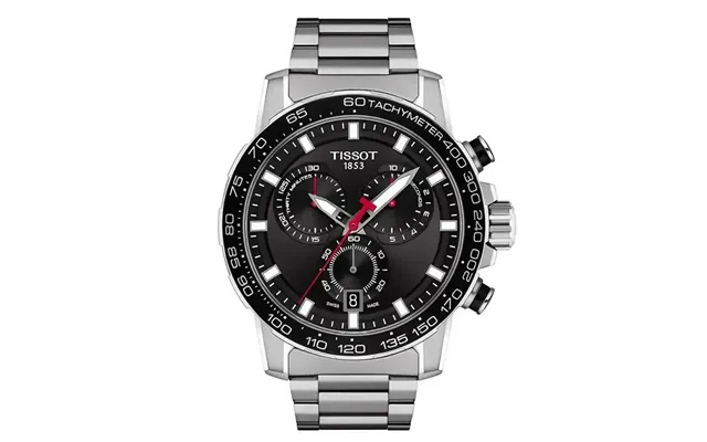 Tissot Supersport Chrono T125.617.11.051.00 Men's Watch 45.5mm Black Dial Stainless Steel Bracelet product image