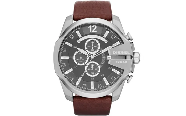 Diesel Dz4290 Mega Chief Grey Dial Chronograph Men's Watch