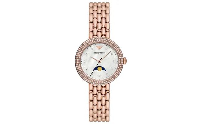 Emporio Armani Ar11462 White Mother Of Pearl Dial Ladies Watch