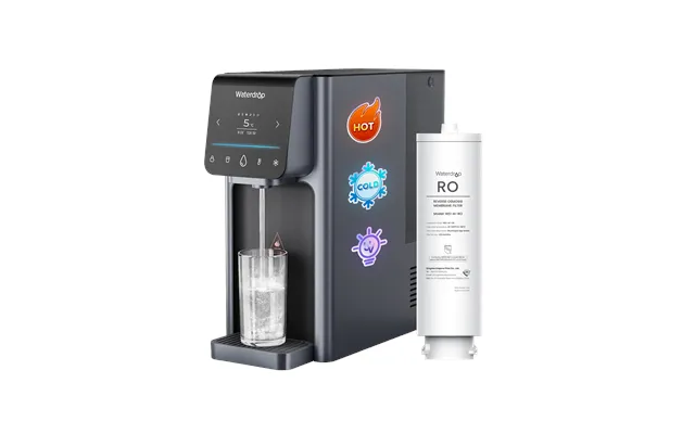 Waterdrop A1 Reverse Osmosis Hot Cold Water Dispenser With Ro Replacement Filter Combo
