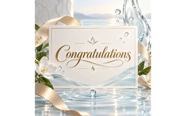 Waterdrop E-gift Card - Congratulations 500