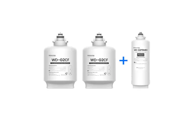 Waterdrop G2p600 Ro System Replacement Filters Set - 600 Gpd
