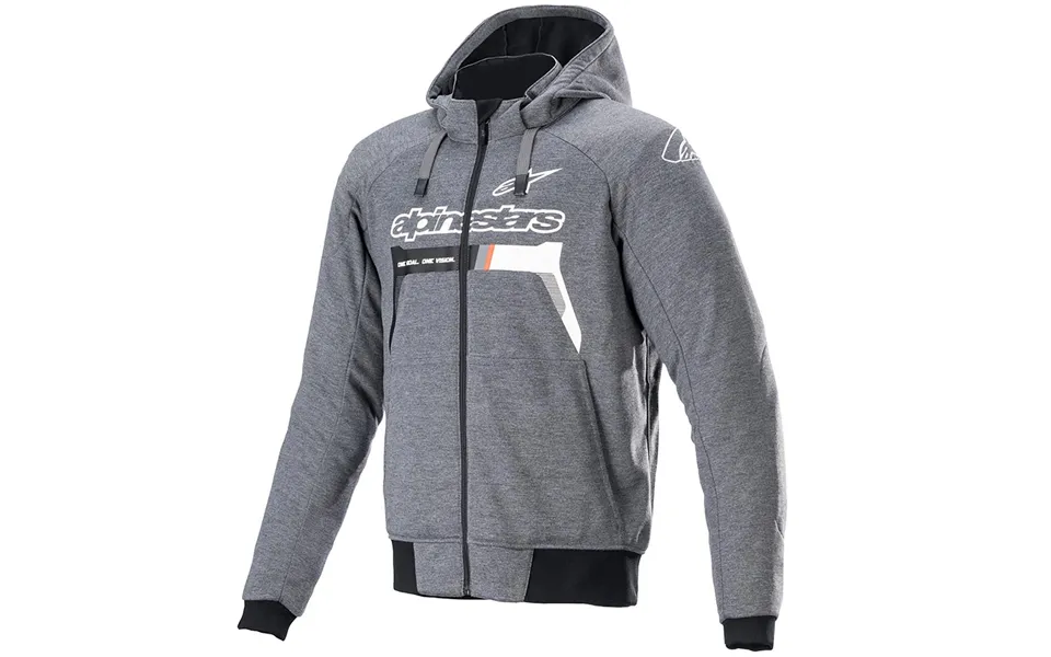 Alpinestars Chrome Ignition Hoodie Melange D Grey White