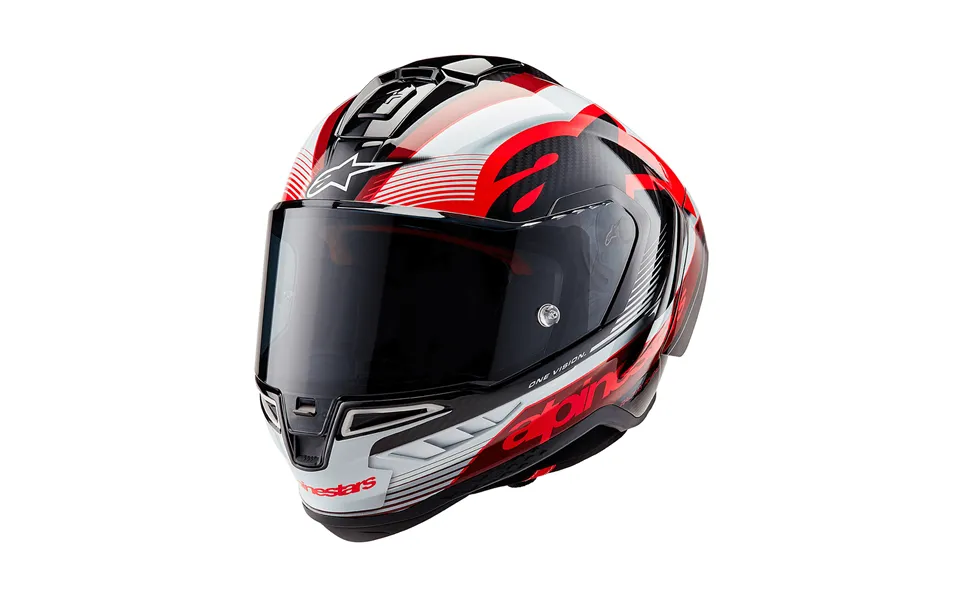 Alpinestars Supertech R10 Team Ece06 Fim Blk Carb R W Gloss