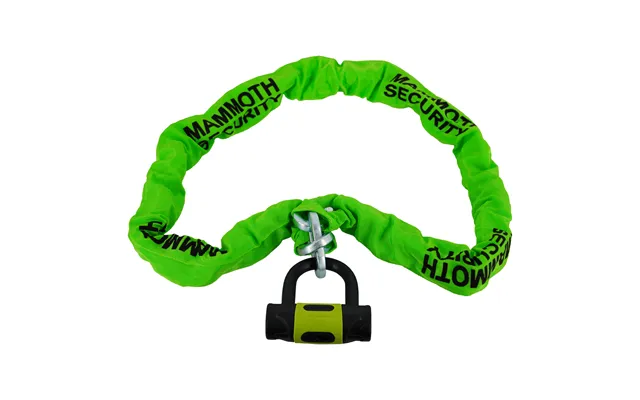 Mammoth 10mm X 1.5m Square Chain And D-lock