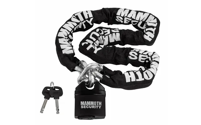 Mammoth Lock And Chain 10mm X 1200mm Chain Closed Shackle Lock