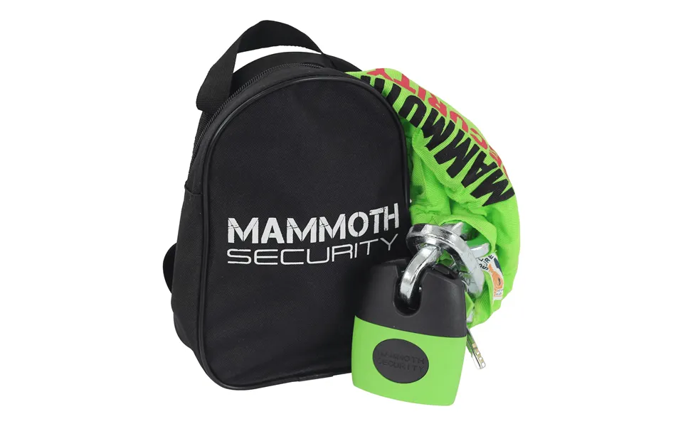 Mammoth Lock And Chain Motorcycle Storage Pillion Seat Bag