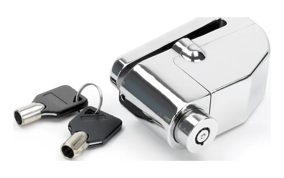 Mammoth Security Chrome Alarmed Disc Lock With 6mm Pin