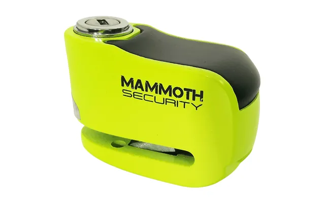 Mammoth Security Gremlin Alarm Disc Lock 6mm Stainless Steel Pin Fluoro Yellow product image