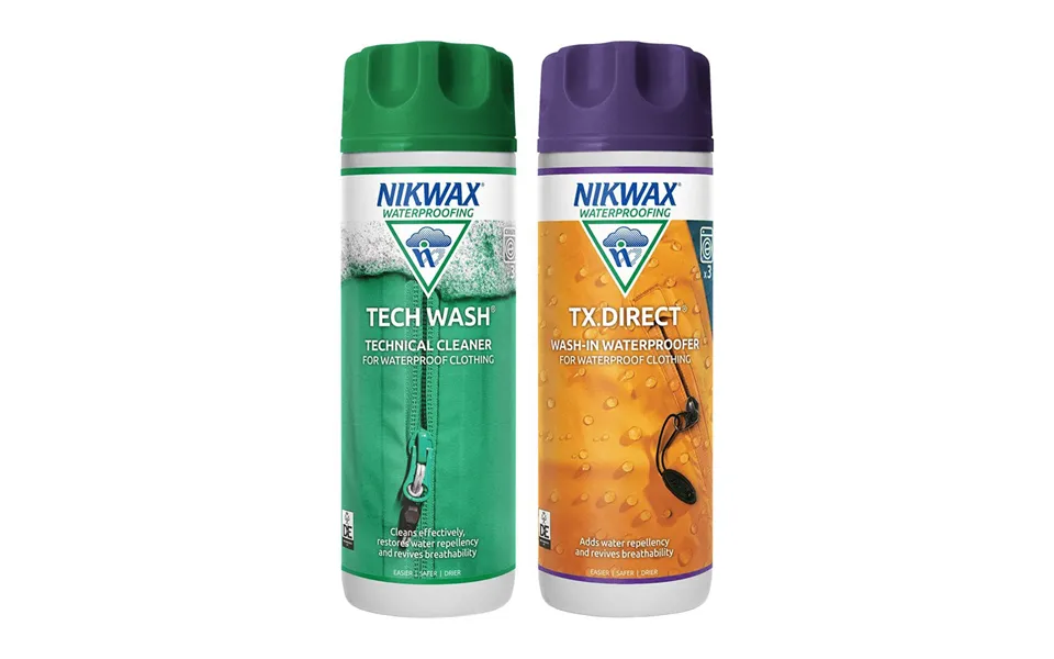 Nikwax Tx.direct Wash-in Tech Wash 300ml Twin Pack