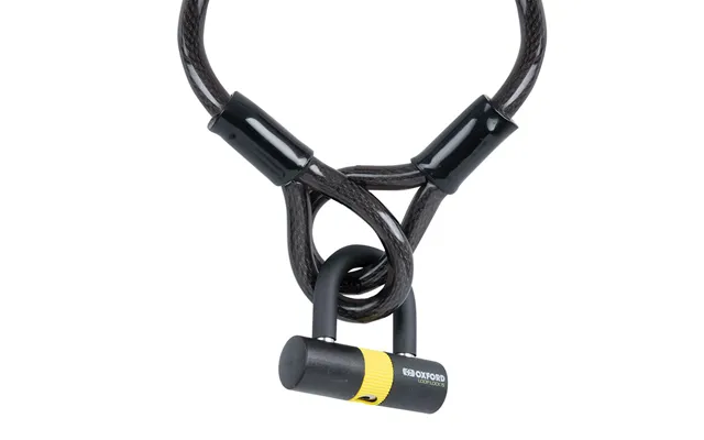 Oxford Loop Lock15 Cable Lock Mini Shackle 15mm X 2.0m