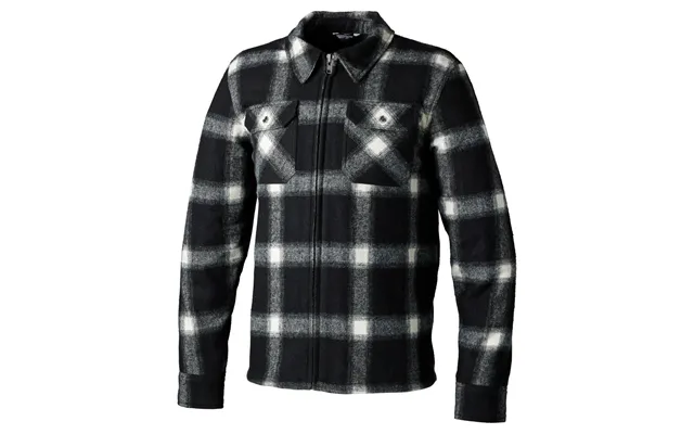 Rst Brushed Black White Check Ce Mens Shirt