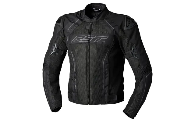 Rst S1 Mesh Ce Mens Textile Motorcycle Jacket Black