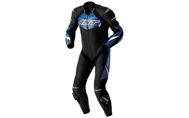 Rst Tractech Evo D3o Leather Suit Black Blue