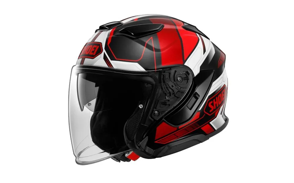 Shoei J-cruise 3 Whizzy Tc-1 Black Red Open Face