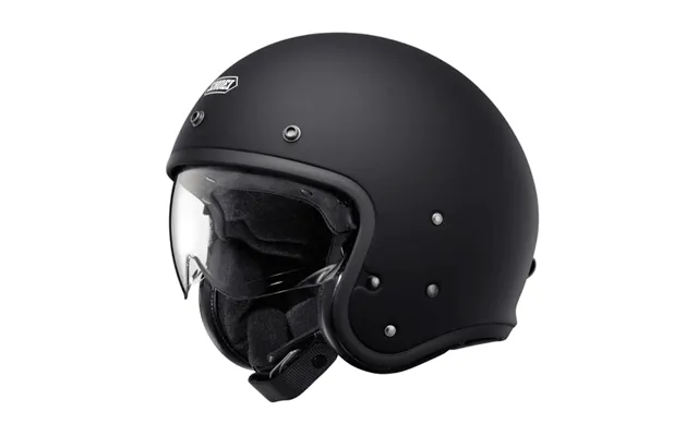 Shoei J.o2 Plain Motorcycle Helmet Matt Black Open Face