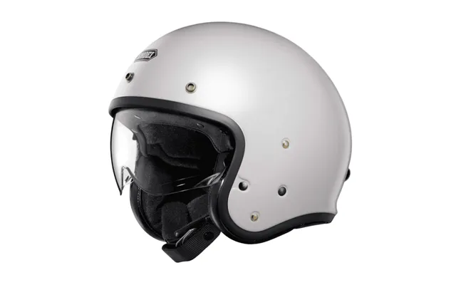 Shoei J.o2 Plain Motorcycle Helmet Off White Open Face