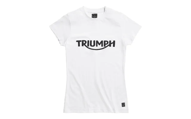 Triumph Ladies Gwynedd T-shirt White Triumph Motorcycle Clothing