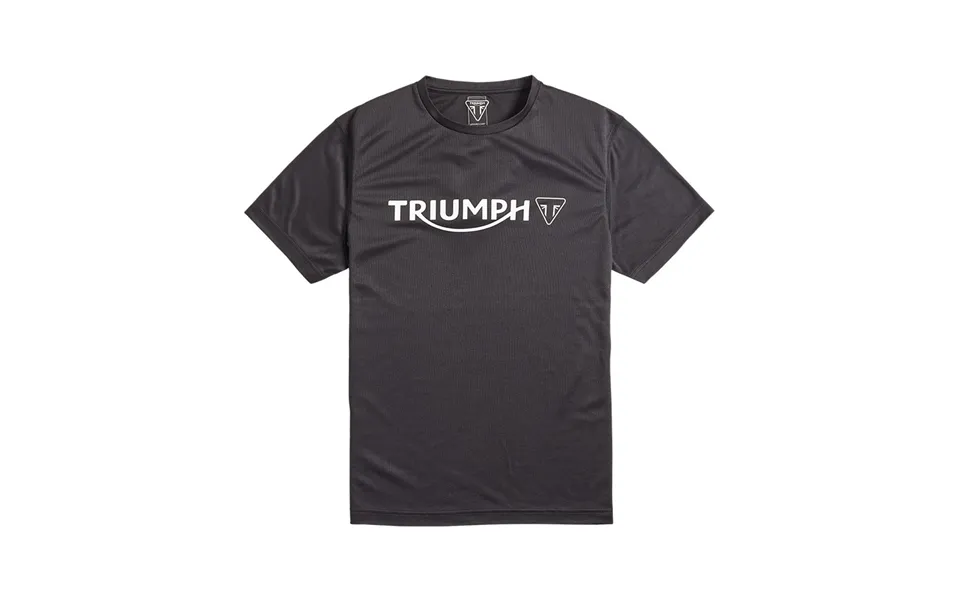 Triumph Rapid Dry Short Sleeve Black Triumph Motorcycle Clothing