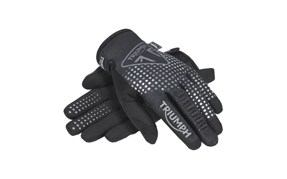 Triumph Roller Mx Motorcycle Gloves Black Triumph Motorcycle Clothing