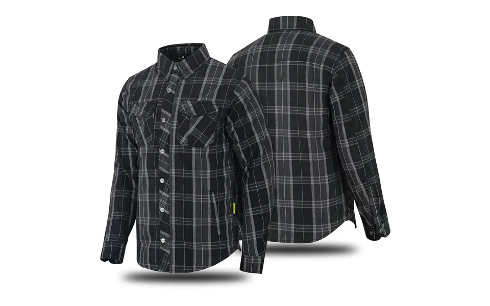 Venti Mens Kevlar Riding Shirt Gry Check