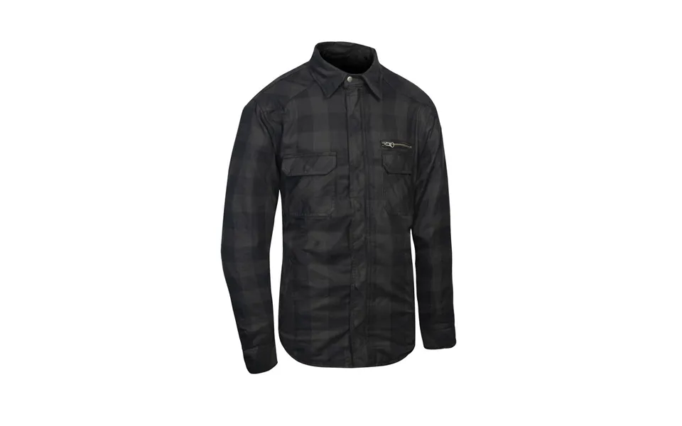 Venti Mens Rogue Kevlar Riding Shirt Black Grey