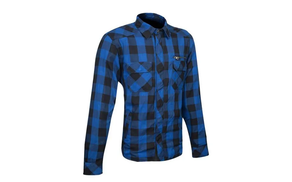 Venti Mens Rogue Kevlar Riding Shirt Blue