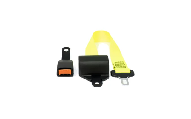 2-point Alr Retractable Hi Vis Seat Belt & K12 15 Cranked Buckle Receiver