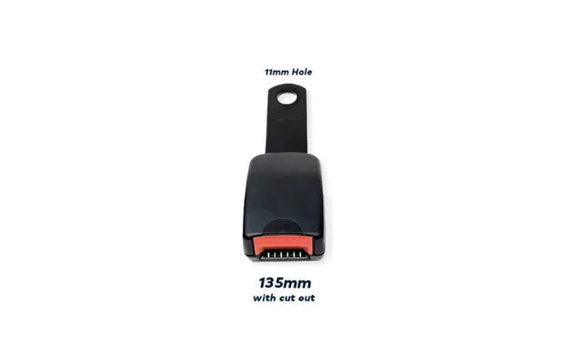 Universal 135mm Blade Seat Belt Buckle Receiver With Cut Out
