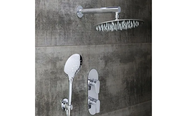 Bristan Hourglass Complete Shower Pack 3 Chrome Brass Abs 100mm X 240mm X 430mm