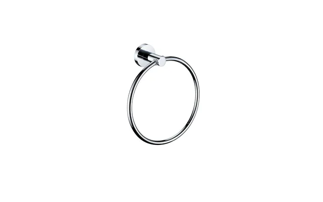 Bristan Round Wall Mounted Towel Ring Chrome Mild Steel 190mm X 205mm X 60mm