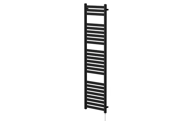 Colore Cassini Electric Heated Towel Rail Matt Black Mild Steel 1800mm X 500mm