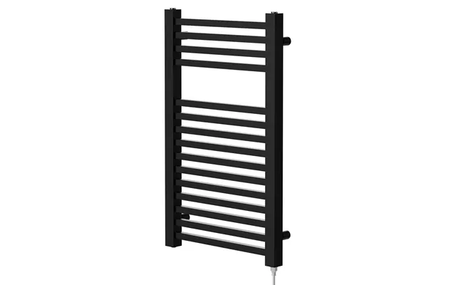 Colore Galileo Electric Heated Towel Rail Matt Black Mild Steel 800mm X 490mm