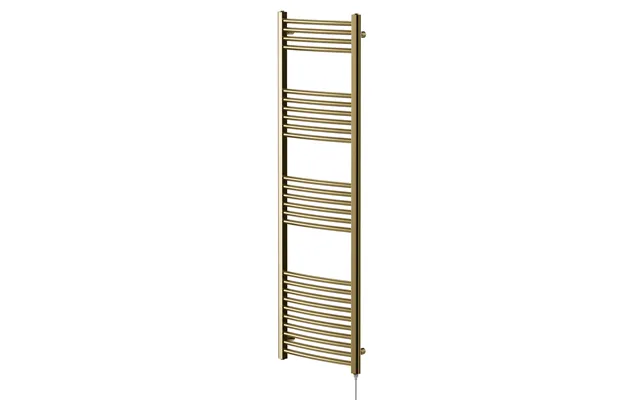 Colore Marco Electric Heated Towel Rail Brushed Brass Mild Steel 1600mm X 500mm