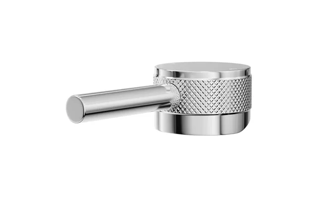 Colore Polished Industrial Style Mini Mono Basin Mixer Half Knurled Tap Head Chrome Brass 43mm X 27mm X 97mm