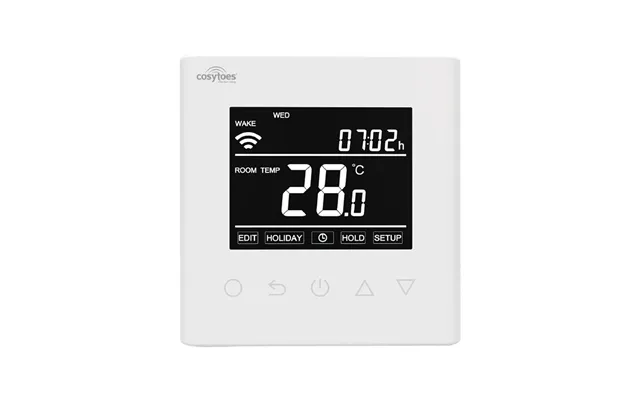 Cosytoes Curve Wifi Thermostat White Plastic 87mm X 87mm X 42mm