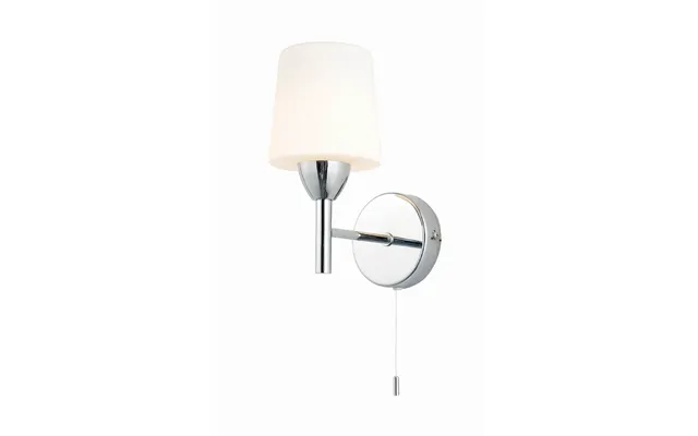 Forum Spa Aquarius 1 Lamp Ribbed Wall Light Polished Chrome Steel 100mm