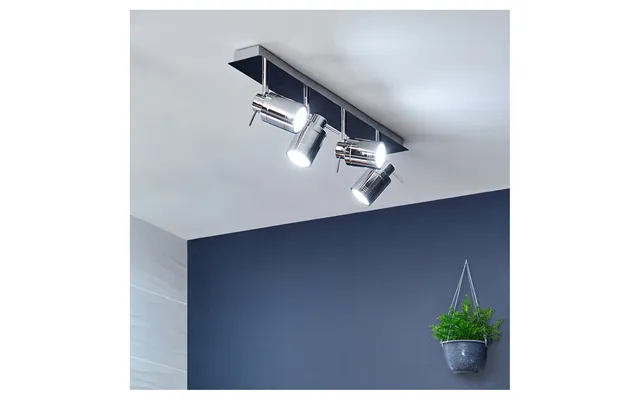 Forum Spa Scorpius Bathroom Ceiling Spotlight Bar Chrome Steel Glass 80mm X 140mm X 600mm