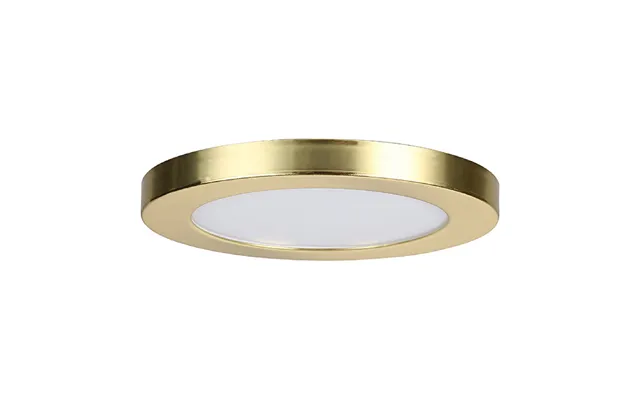 Forum Spa Tauri Magnetic Ring Trim For Small 6w 5 In 1 Wall Ceiling Light Satin Brass Steel 140mm