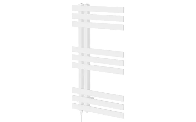 Holden Designer Electric Heated Towel Rail White Mild Steel 800mm X 500mm