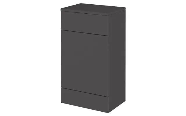 Hudson Reed Fusion Combination Toilet Unit With Worktop Gloss Grey Mdf 500mm