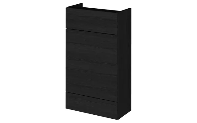Hudson Reed Fusion Compact Woodgrain Toilet Unit Charcoal Black Mdf 500mm
