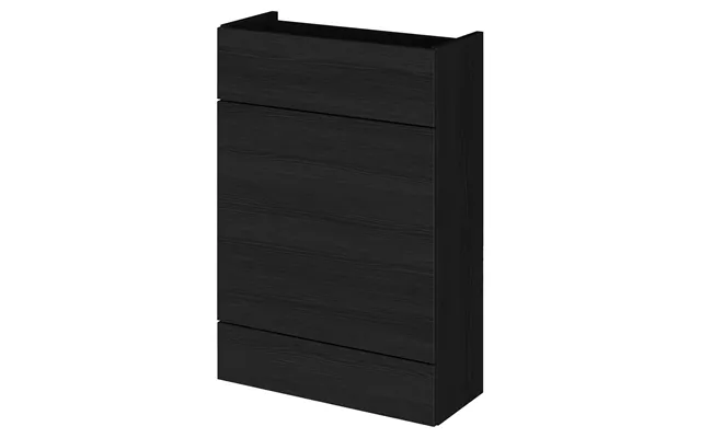 Hudson Reed Fusion Compact Woodgrain Toilet Unit Charcoal Black Mdf 600mm
