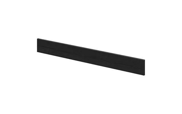 Hudson Reed Fusion Woodgrain Fitted Plinth Charcoal Black Mdf 1250mm