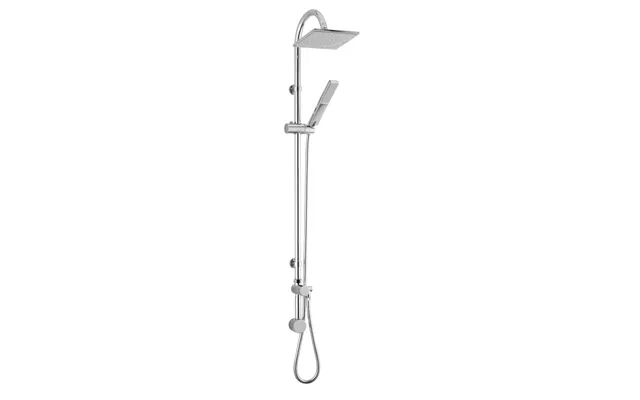 Hudson Reed Worth Shower Kit With Concealed Outlet Elbow Chrome Brass 200mm X 1203mm X 380mm