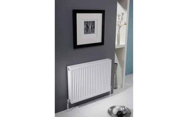Kartell K-rad Kompact Type 22 Double Panel With Double Convector Horizontal Radiator White Mild Steel 750mm X 900mm